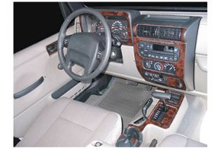 2003 2006 Jeep Wrangler Wood Dash Kits   B&I WD511 DCF   B&I Dash Kits