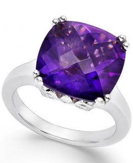 Amethyst Cocktail Ring in Sterling Silver (7 ct. t.w.)   Rings