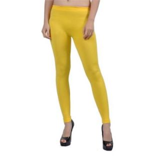 SoHo Women's Full Length Seamless Leggings Jeggings (One Size Fits All)   Yellow