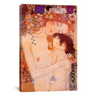 iCanvas 'Mother And Child' by Gustav Klimt Painting Print on Canvas