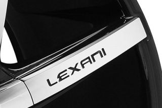 Lexani R SIX Black Machined Wheels