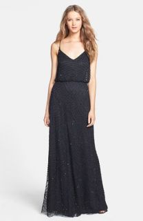 Adrianna Papell Embellished Blouson Gown (Regular & Petite)