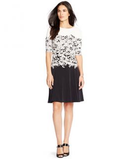 Lauren Ralph Lauren Floral Print Jersey Dress   Dresses   Women   