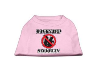 Mirage Pet Products 51 03 XXLLPK Backyard Security Screen Print Shirts Light Pink XXL   18 