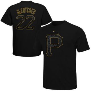 Majestic Andrew McCutchen Pittsburgh Pirates Shades of Victory Player T Shirt   Black