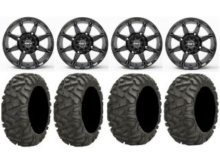 STI HD6 14" Wheels Black 29" BigHorn Tires Sportsman 550 850 1000 