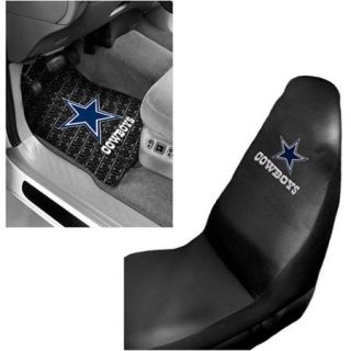 Dallas Cowboys 7PCS Car Seat Covers Car Floor Mats Non-Skid Cushion Cover  Gifts