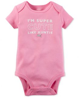 Carters Baby Girls Short Sleeve Super Cute Bodysuit   Shop All Baby