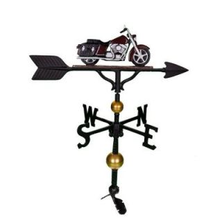 Montague Metal Products 32 in. Deluxe Burgundy Motorcycle Weathervane WV 318 NC