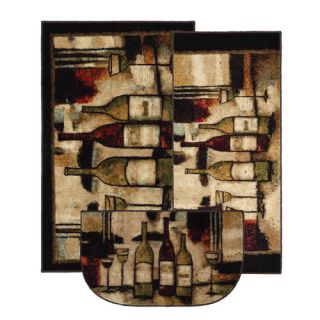 Mohawk Home New Wave Wine and Glasses Area Rug
