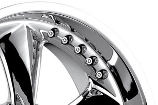 Foose F11788565   5 x 4.50" Single Bolt Pattern Chrome 18" x 8.5" F117 Nitrous Wheels   Forged 1 Piece   Alloy Wheels & Rims