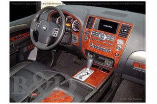 2008 2015 Nissan Armada Wood Dash Kits   B&I WD837A DCF   B&I Dash Kits