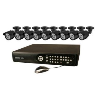 Security Labs 16 Channel 3TB Surveillance System with DVD R Option and (9) 700 TVL Indoor/Outdoor Cameras SLM453