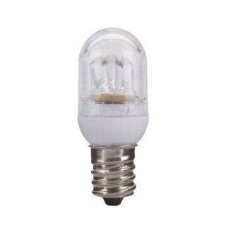 Globe Electric 2W Equivalent Bright White (3000K) C7 Clear LED Night Light Bulb (2 Pack) 00336