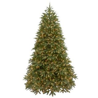 National Tree Company 9 ft. Jersey Fraser Fir Medium Artificial Christmas Tree with Clear Lights PEJF3 308E 90