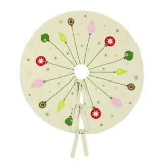 Home Decorators Collection 48 in. Ornament Christmas Tree Skirt 9342900410