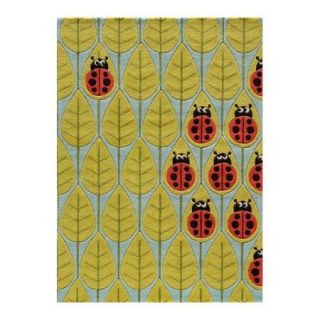 Momeni Lil mo whimsy LMJ13 Area Rug   Lady bug red