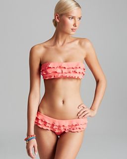 OndadeMar Every Day In Colors Ruffle Bandeau Bikini Top & Every Day In Colors Ruffle Bottom