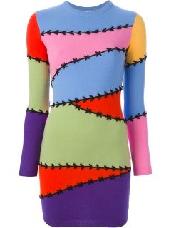 Moschino Colour Block Sweater Dress