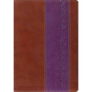 Holy Bible English Standard Version, Brown/Purple, Trutone, Iris Design, Study Bible