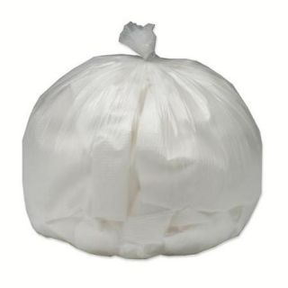 Skilcraft Medium Duty Plastic Trash Bag   10 Gal   23" X 24"   Plastic   250 / Box   Clear (NSN1958730)