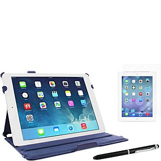 rooCASE iPad Air Slim Fit Folio Case  3 in 1 Bundle