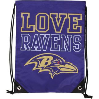 Baltimore Ravens Womens Love Drawstring Backpack