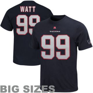 JJ Watt Houston Texans Player Name Graphic Big & Tall T Shirt   Navy Blue