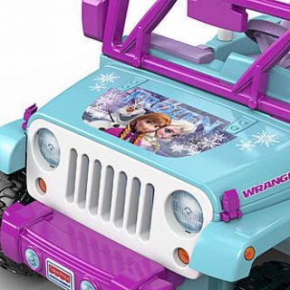 Cruise in Style with the Power Wheels Disney Frozen Jeep Wrangler