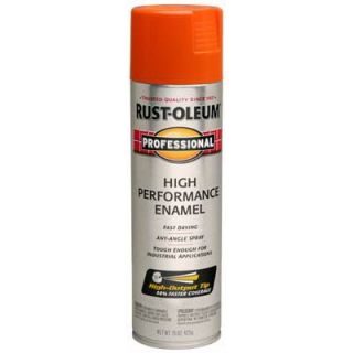 Rust Oleum High Performance Spray Enamel, Safety Orange, 15 oz. Model# 7555 838