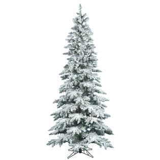 Vickerman 7.5 Unlit Flocked Utica Fir Tree   Seasonal   Christmas