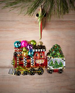 MacKenzie Childs Wonderland Express Christmas Ornament