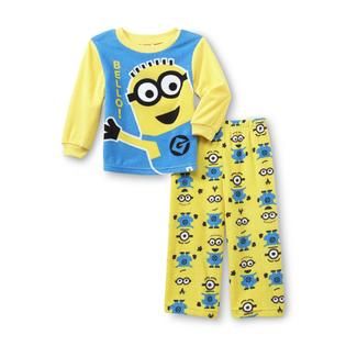 Despicable Me Toddler Boys Fleece Pajama Shirt & Pants   Minions