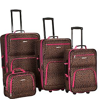 Rockland Luggage Safari 4 Piece Luggage Set