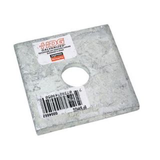 Simpson Strong Tie 2 1/2 in. x 2 1/2 in. Hot Dip Galvanized Bearing Plate with 5/8 in. Dia. Bolt BP 5/8HDG