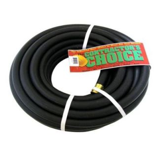 Contractor's Choice Endurance 3/4 in. Dia x 75 ft. Industrial Grade Black Rubber Water Hose BGH3/4X75