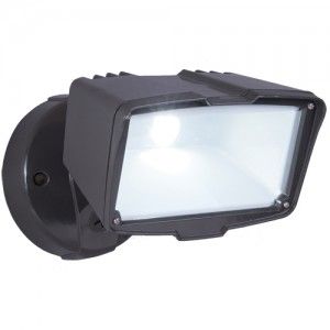 Sure Lites FSL2030L Outdoor Light, All Pro Large Single Head Security LED Flood Light   Bronze