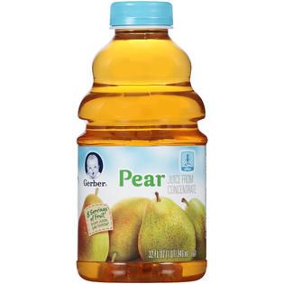 Gerber Pear Juice Fruit 32 FL OZ PLASTIC BOTTLE   Baby   Baby Food