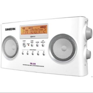 Sangean PR D5 Digital Tuning Portable Stereo Radio   5 x AM, 5 x FM Presets