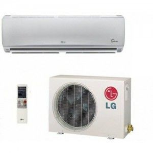 LG LS240HSV 24,000 BTU Single Zone Ductless Mini Split Air Conditioner with Heat Pump Inverter   High Efficiency
