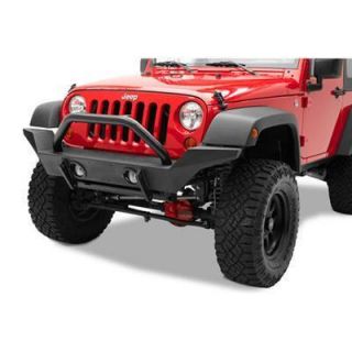 Bestop   HighRock 4x4 High Access Front Winch Bumper in Matte Black   Fits 2007 to 2016 JK Wrangler, Rubicon and Unlimited