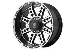 XD Series 766 Diesel Satin Black Wheels by KMC Rims    on XD Diesel Satin Black Truck Rims