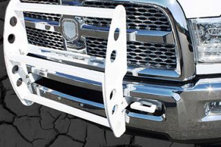 2009 2016 Dodge Ram Grille Guards   AMI 19285W/19285 402   AMI Swing Step Grille Guard