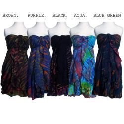Womens Rayon Tie dye Multi wear Skirt (Nepal)  ™ Shopping