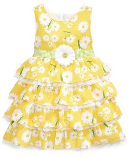 Nannette Little Girls Daisy Print Dress   Kids
