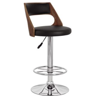 Creative Images International Adjustable Height Bar Stool with Cushion
