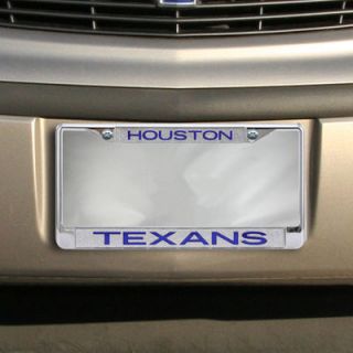 Houston Texans Silver Glitter Metal Frame