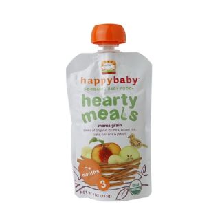 Happy Baby Organic Baby Food  Stage 3 / Meals, 7+ Months, Mama Grain