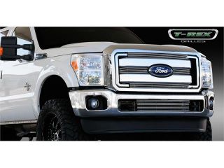 T REX 2011 2012 Ford Super Duty Billet Grille Overlay/Bolt On   4 Pc POLISHED 21546