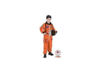 Kid's Orange Junior Astronaut Costume 